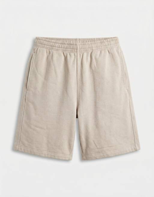 Topman – Relaxed-Fit-Bermuda-Joggingshorts in verwaschenem Steinbeige, 6 von 7