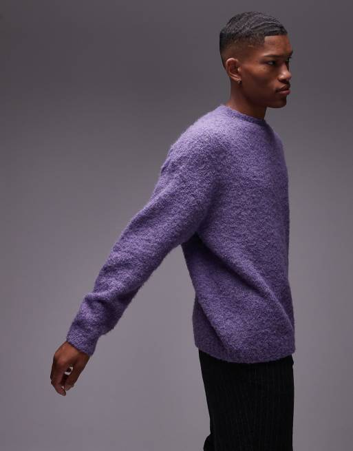 Long purple sweater best sale