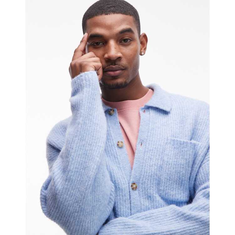 COS Collared Wool-Bouclé Cardigan ライトブルー COS Collared Wool-Bouclé Cardigan | endource