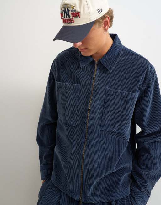 Topman overshirt and pants set in washed blue, 3 of 3