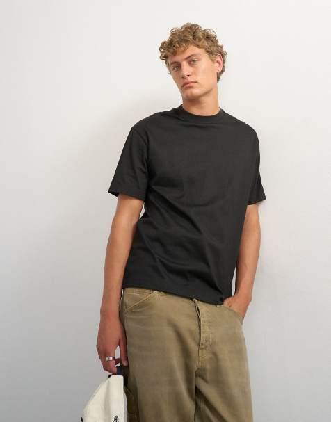Topman relaxed fit t-shirt in black - view 1