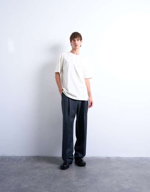 Topman relaxed fit t-shirt in ecru - CREAM