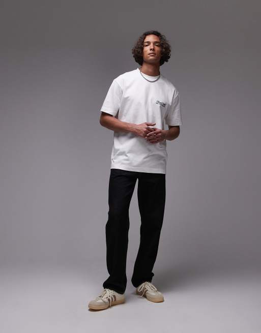 Topman – Relaxed-Fit-T-Shirt in Weiß mit „Hills“-Print, 2 von 4