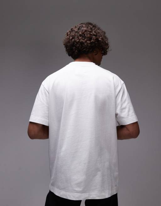 Topman – Relaxed-Fit-T-Shirt in Weiß mit „Hills“-Print, 3 von 4