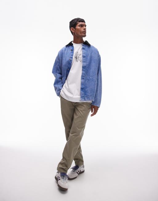 Topman relaxed fit t-shirt with front and back mediterranean street print in white, 5 of 5