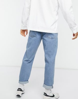 blue relaxed jeans