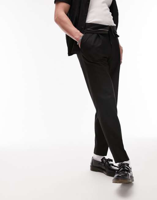 Topman hot sale trousers cropped