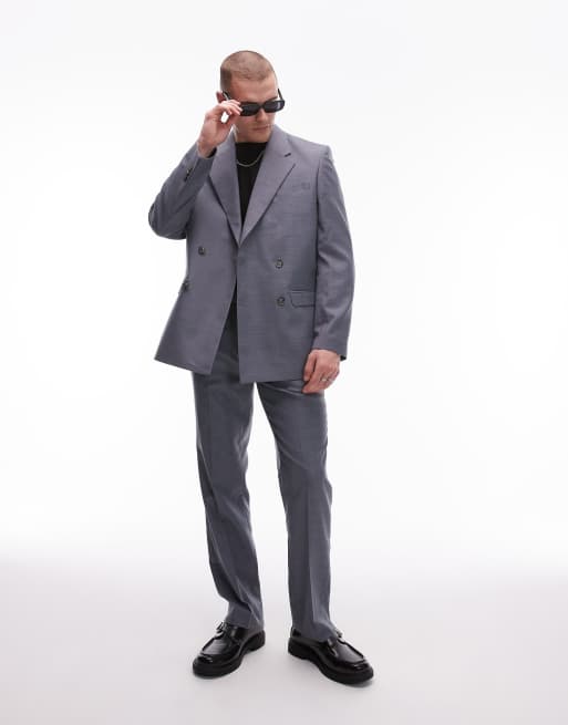 Topman  relaxed suit in blue