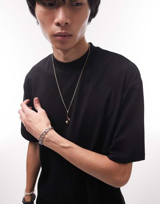 Topman relaxed t-shirt in black 