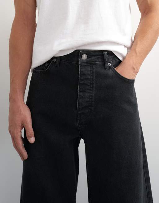 Topman rigid baggy fit jean in black, 3 of 7