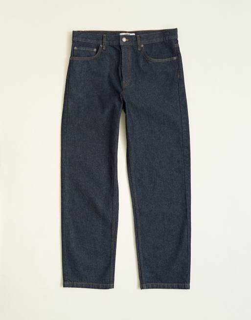 Topman rigid baggy fit jean in black, 6 of 7