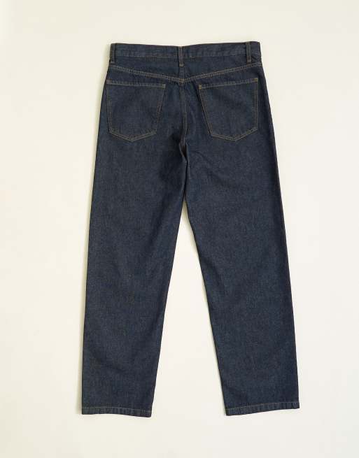 Topman rigid baggy fit jean in black, 7 of 7