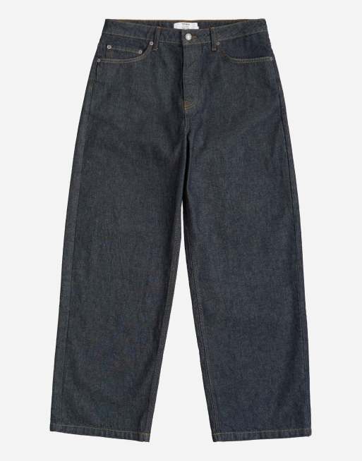 Topman rigid baggy fit jeans in raw, 6 of 7