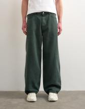 Topman rigid baggy jean in green