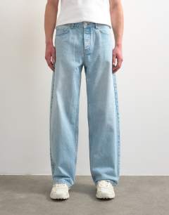 Rigid baggy jean in light wash
