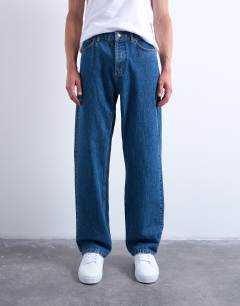 Rigid baggy jean in mid wash