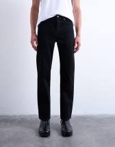 Topman rigid straight jean in black
