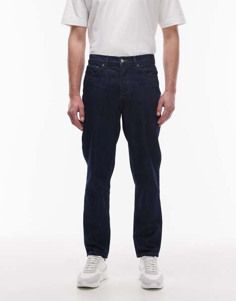 Topman rigid taper jean in raw - view 1