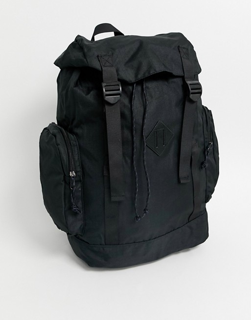 Topman rucksack in black