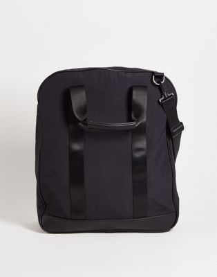 Topman hold all bag with cross body strap in black - ASOS Price Checker