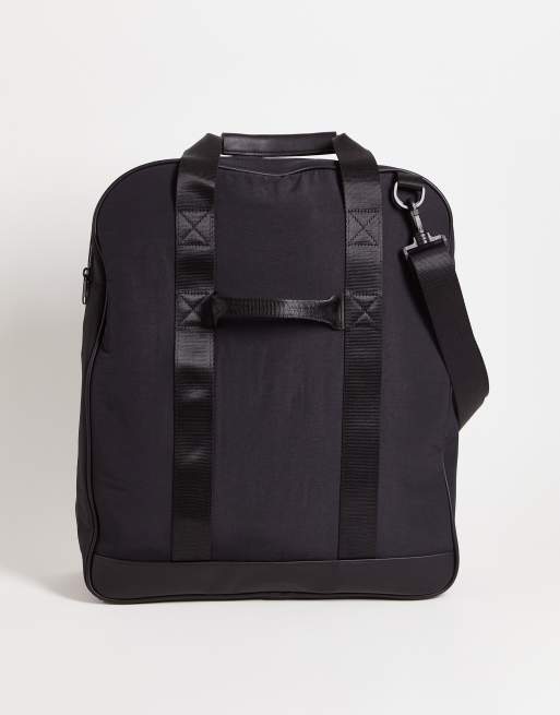 Topman Sac fourre tout avec bandouli re Noir ASOS