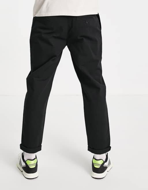 Topman – Schmal zulaufende Chinohose aus Baumwollmix in Schwarz, 2 von 4
