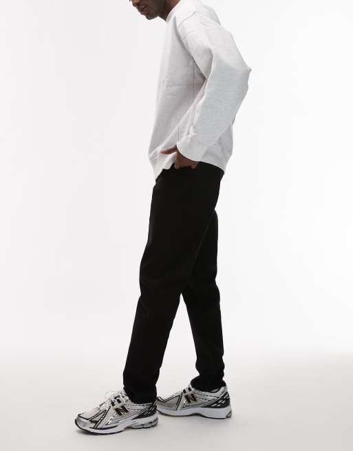 Topman – Schmale Stretchjeans in Schwarz, 3 von 5