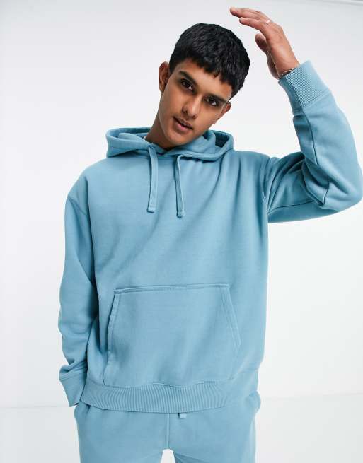 Topman blue hoodie new arrivals