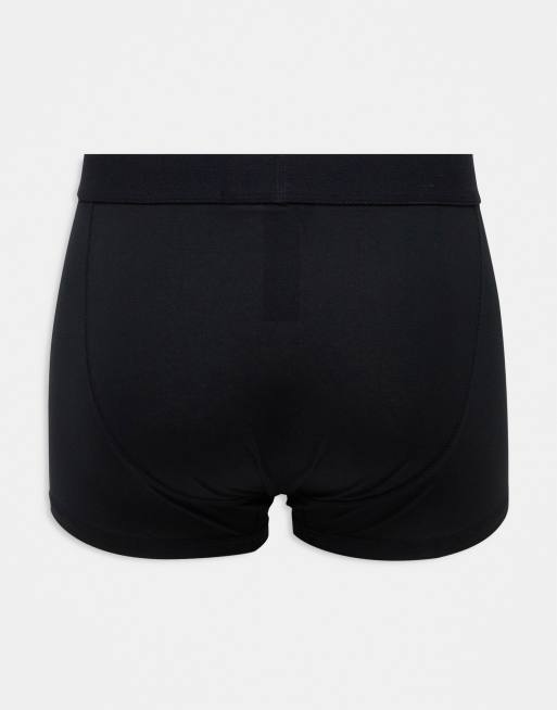 Topman - Set van 3 boxershorts in zwart met zwarte taillebanden, 2 van 4