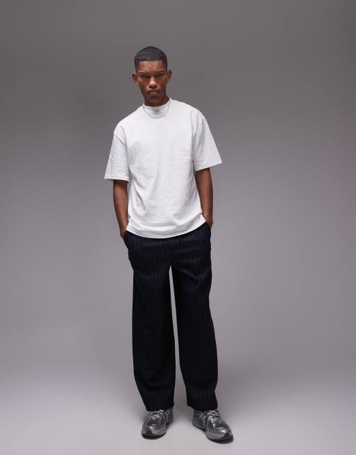 Topman - Set van 3 ruimvallende T-shirts in zwart, wit en antraciet, 4 van 4
