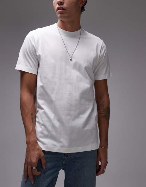 Topman - Set van 3 T-shirts met normale pasvorm in wit - view 1
