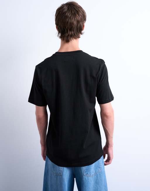 Topman - Set van 5 klassieke T-shirts in zwart, 3 van 5