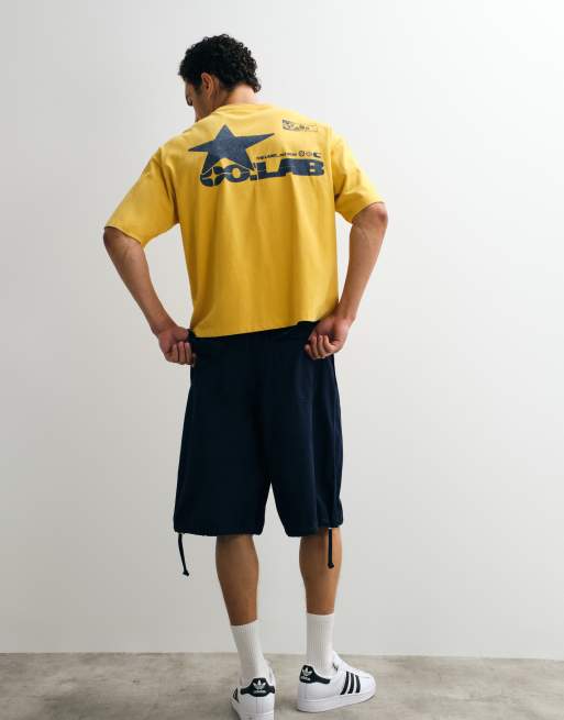 Topman - Short bouffant en tissu ripstop - Bleu marine, 2 de 9
