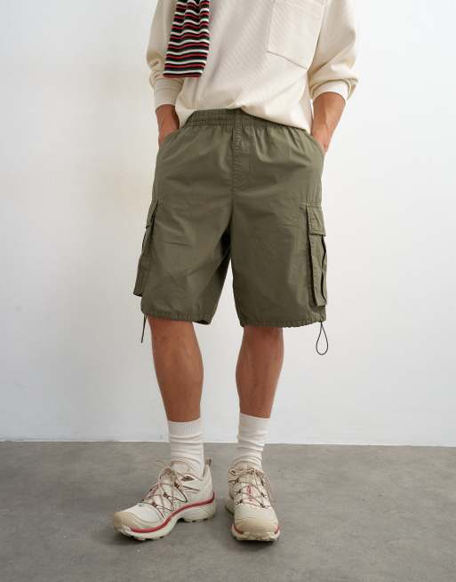 Topman short cargo coupe ample kaki, 4 de 5