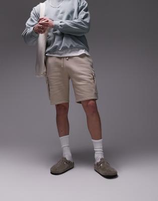 Topman cargo short in stone - ASOS Price Checker
