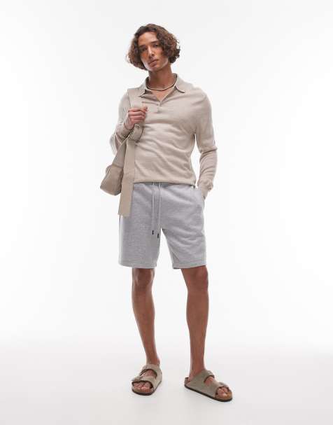 Topman - Short classique - Gris chiné - view 1