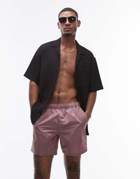 Topman - Short de bain - Violet métallisé - view 1