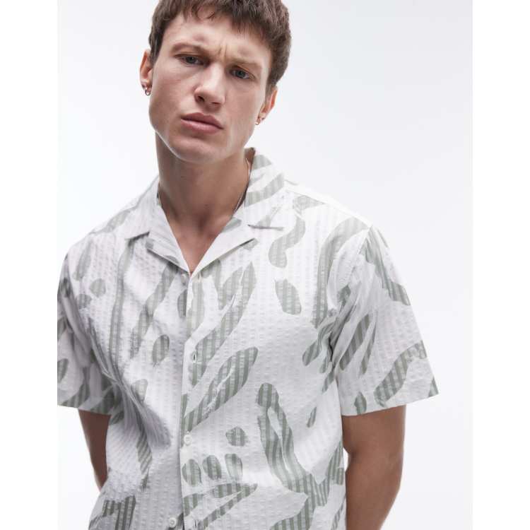 さらに100円引き◆NERDY◆seersucker short sleeve shirt ノルディ NERDY SEERSUCKER S/S SHIRT （BLACK） シアサッカー