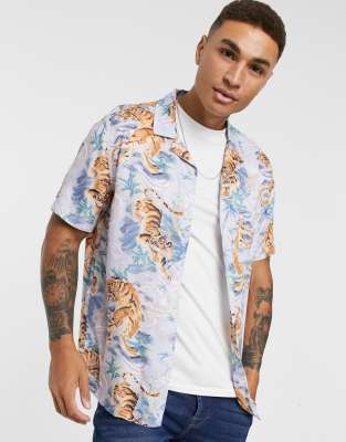 shirt with tiger print