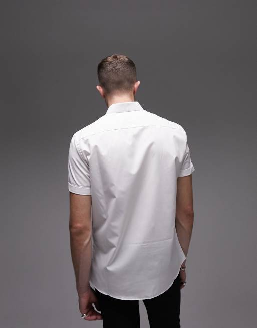 Plain white clearance short sleeve shirt