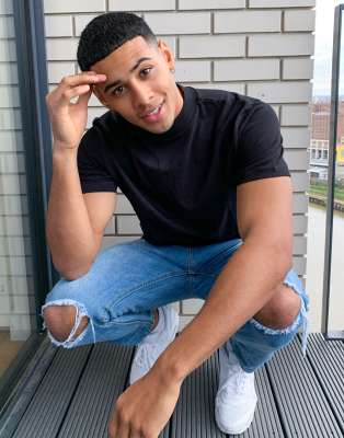 topman turtle neck t shirt
