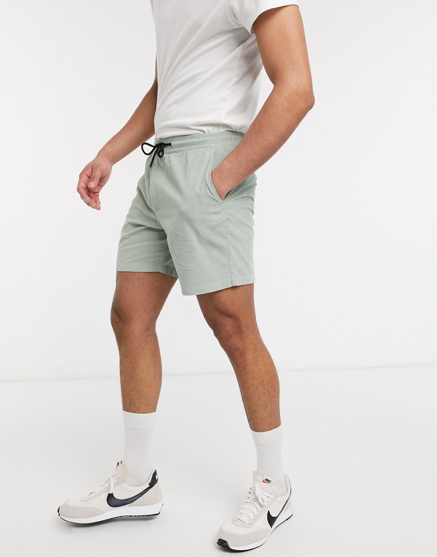 Topman shorts in sage-Green