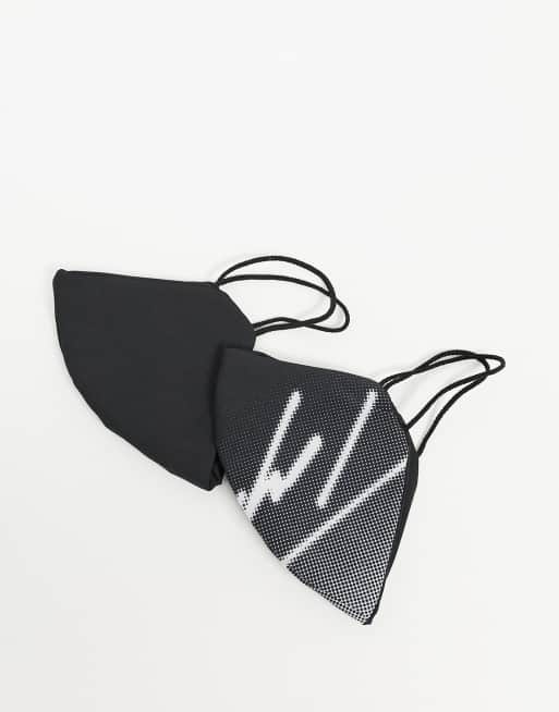 Topman – Signature – 2er-Pack Gesichtsmasken in Schwarz, 2 von 4