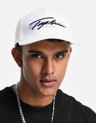 Topman Signature Cap In White