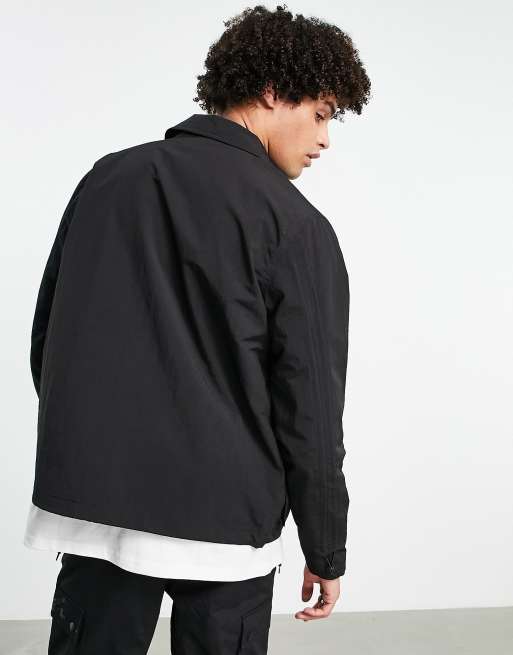 Topman Signature coach jacket in black | ASOS