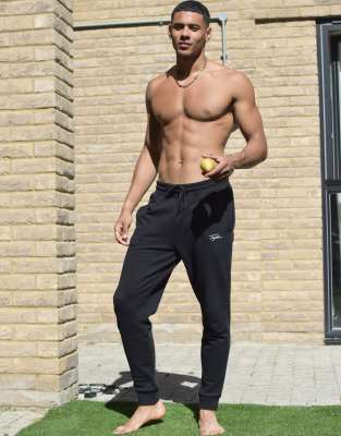 topman black joggers