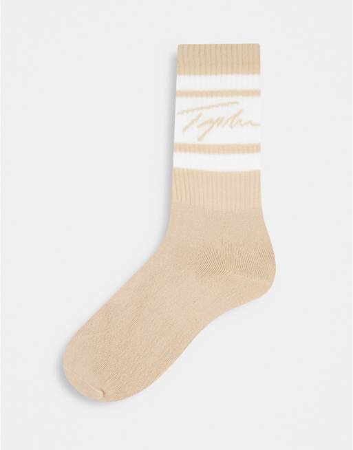 Topman Signature tube sock in peach | ASOS