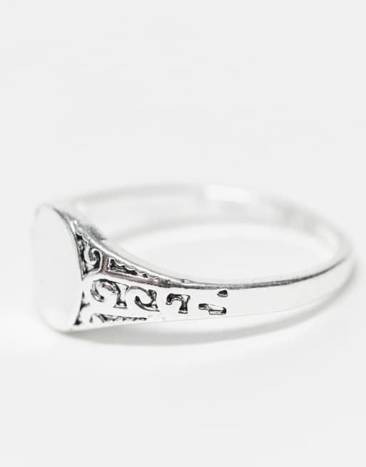 Topman – Silverfärgad klackring, 4 av 4