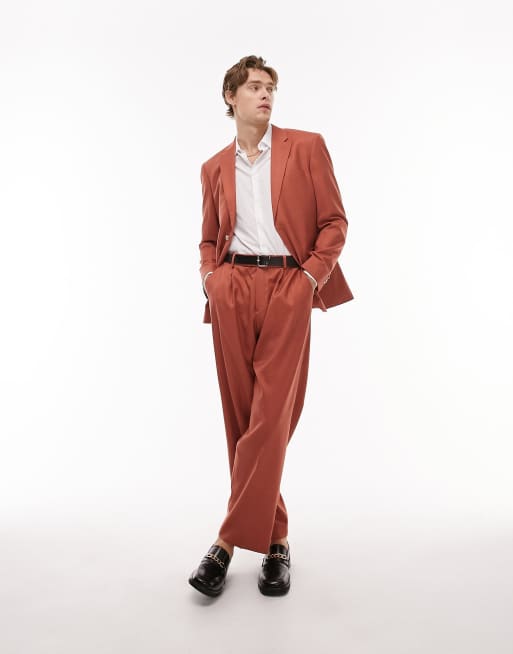 Burnt orange hotsell suit jacket