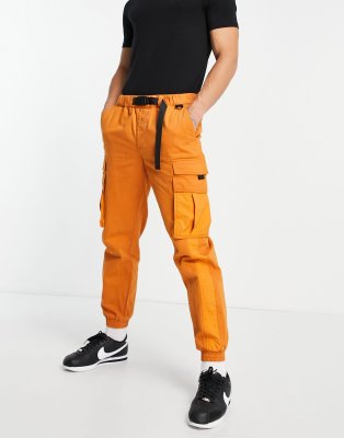 orange cargo pant